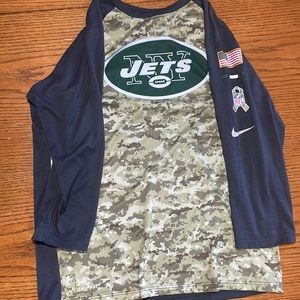 Nike, NY Jets baseball Tee, M